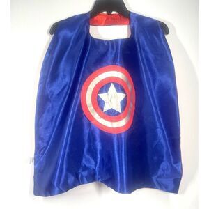Captain America Kids Youth Nylon Satin Costume Cape 26 X 26”